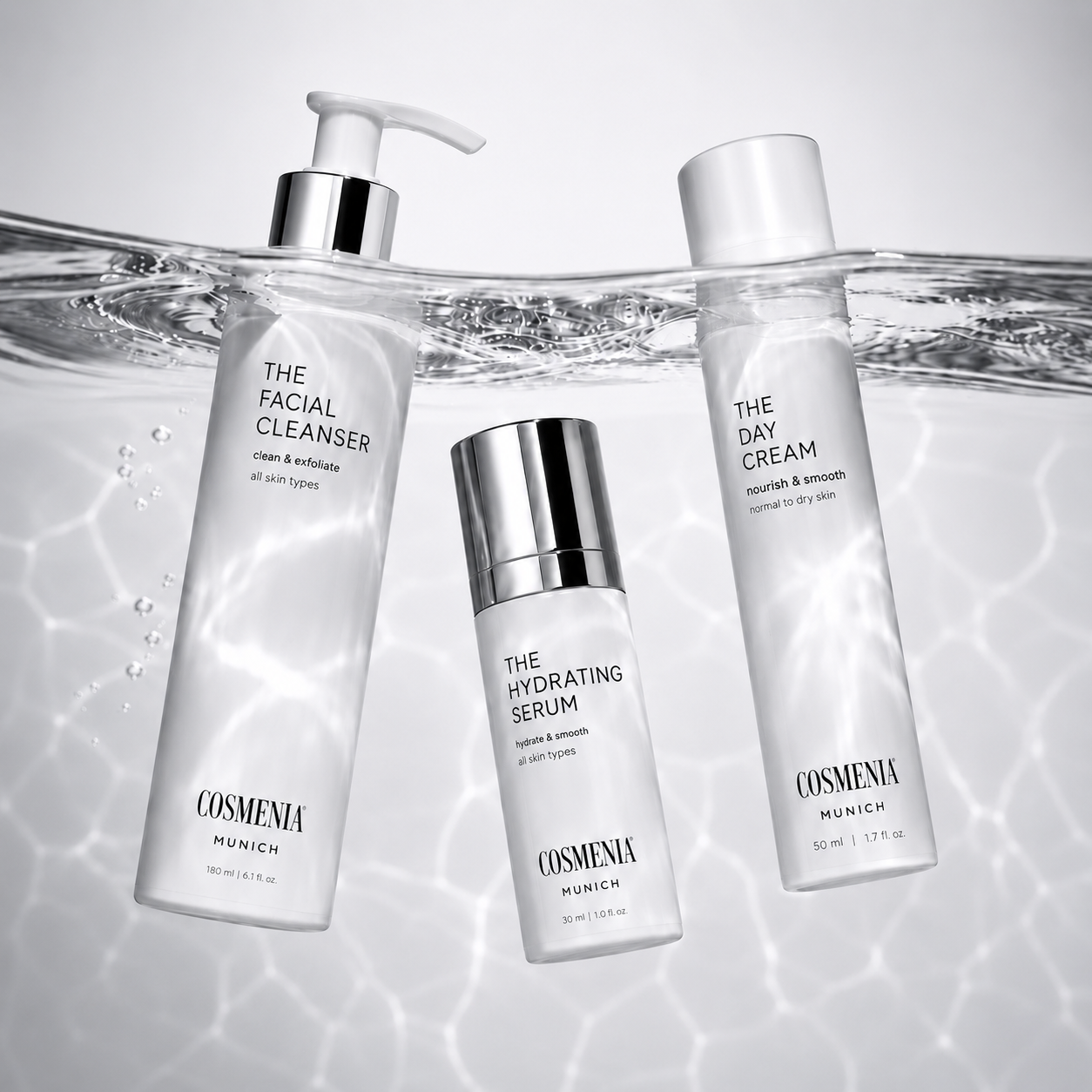 COSMENIA Hydra Barrier Repair Set – 3-Schritte Pflegeroutine im Vorteilspaket
