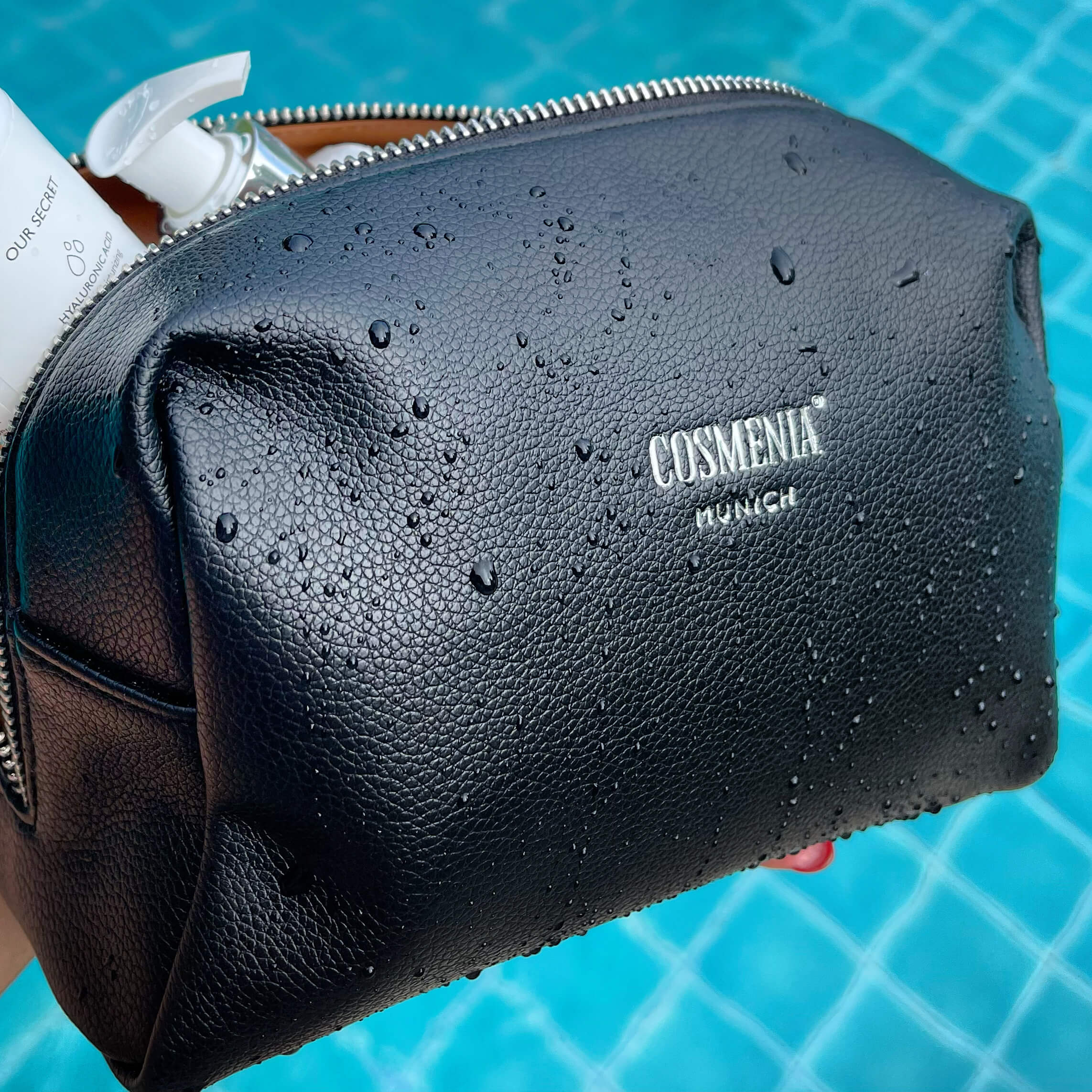 Reise-Organizer aus veganem Leder, robust und pflegeleicht