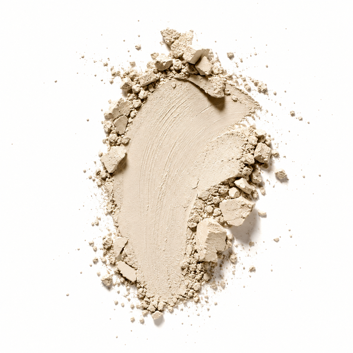 Kaolin-Tonerdemaske als Symbolbild für Tonerde gegen Unreinheiten