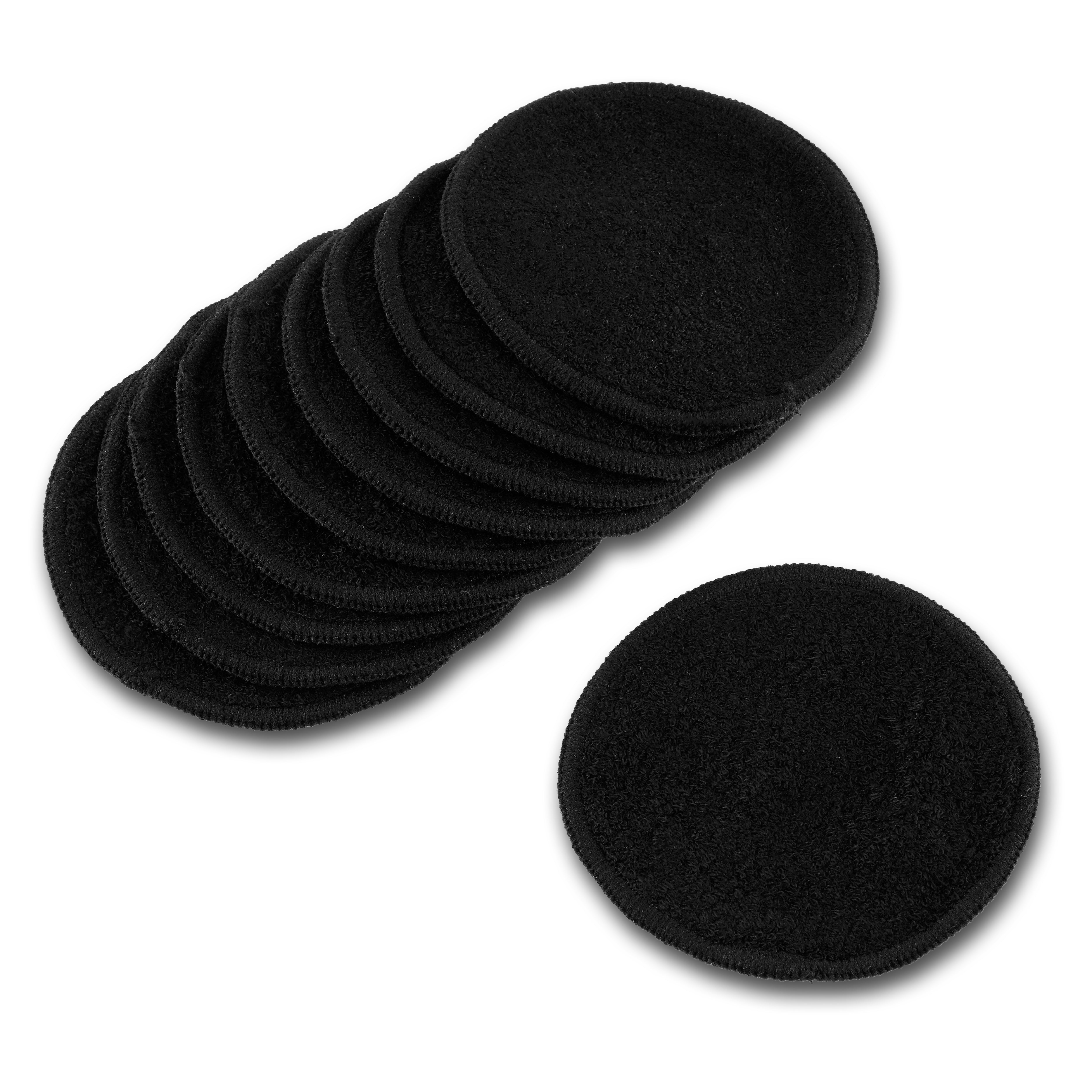 COSMENIA Abschminkpads schwarz vegan & umweltfreundlich