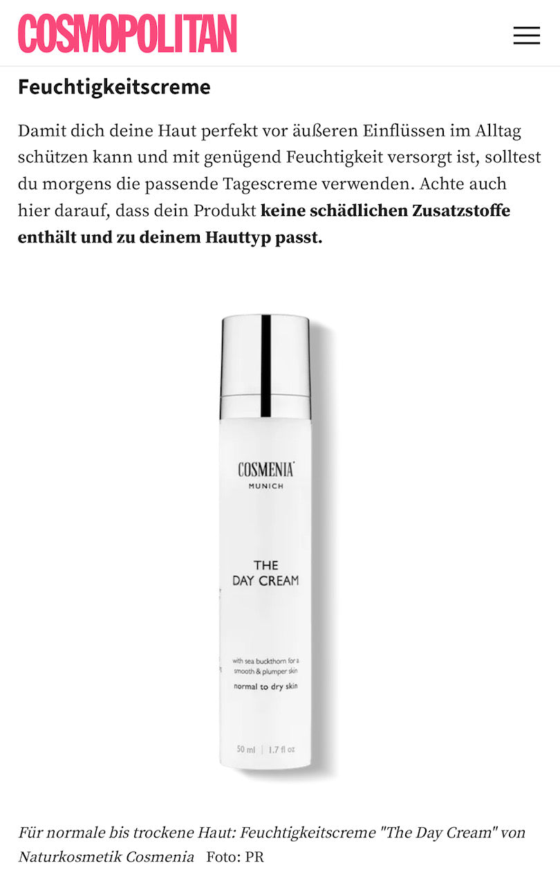 tagescreme skincare routine trockene haut